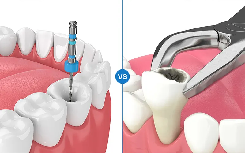 Cost of tooth extraction, root canal and oral surgery