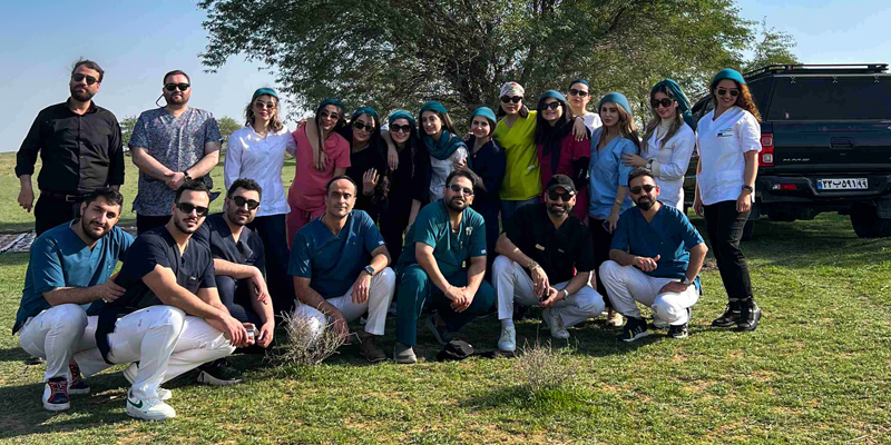  سفر مهربانی دندانپزشکی و پزشکی دکتر داودیان به خوزستان